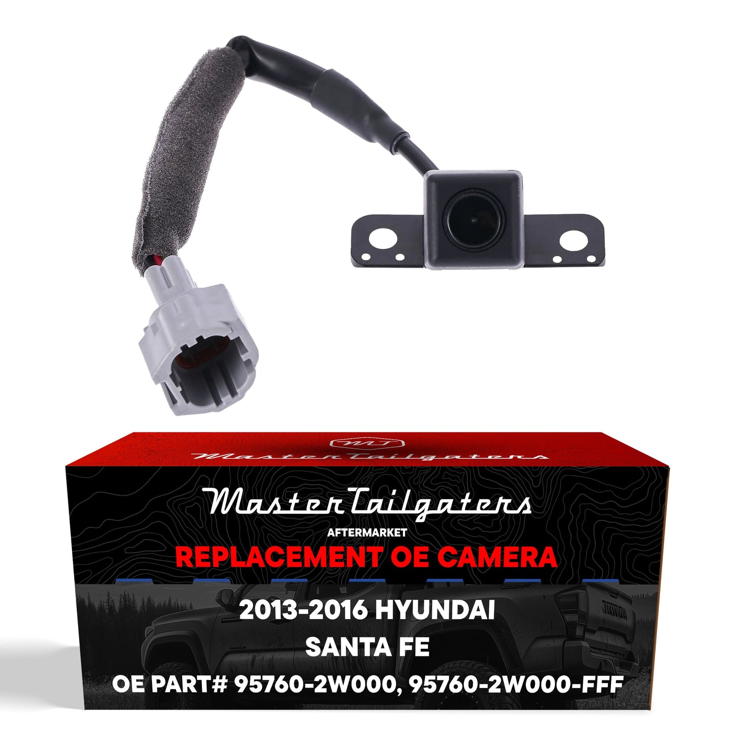Hyundai Santa Fe Sport w/ Navigation System (2013-2016) OEM Replacement Backup Camera OE Part # 95760-2W000, 95760-2W000-FFF