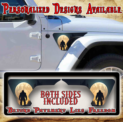 Bigfoot cabin fender vent for the JL or JT 2018 or newer 10