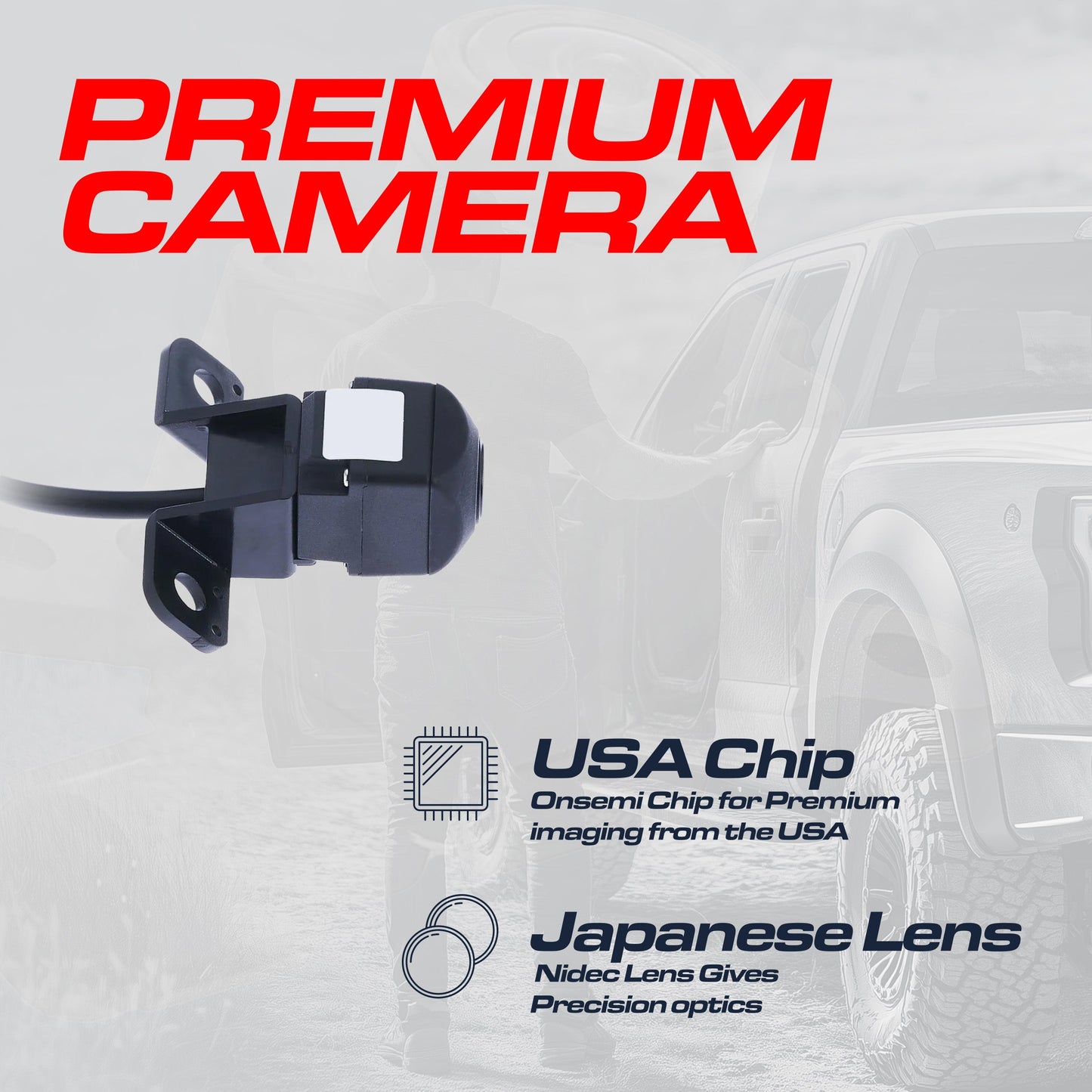 Hyundai Santa Fe Sport w/o AVM, w/o Navigation System (2013-2016) OEM Replacement Backup Camera OE Part # 95760-2W150, 95760-2W150-FFF