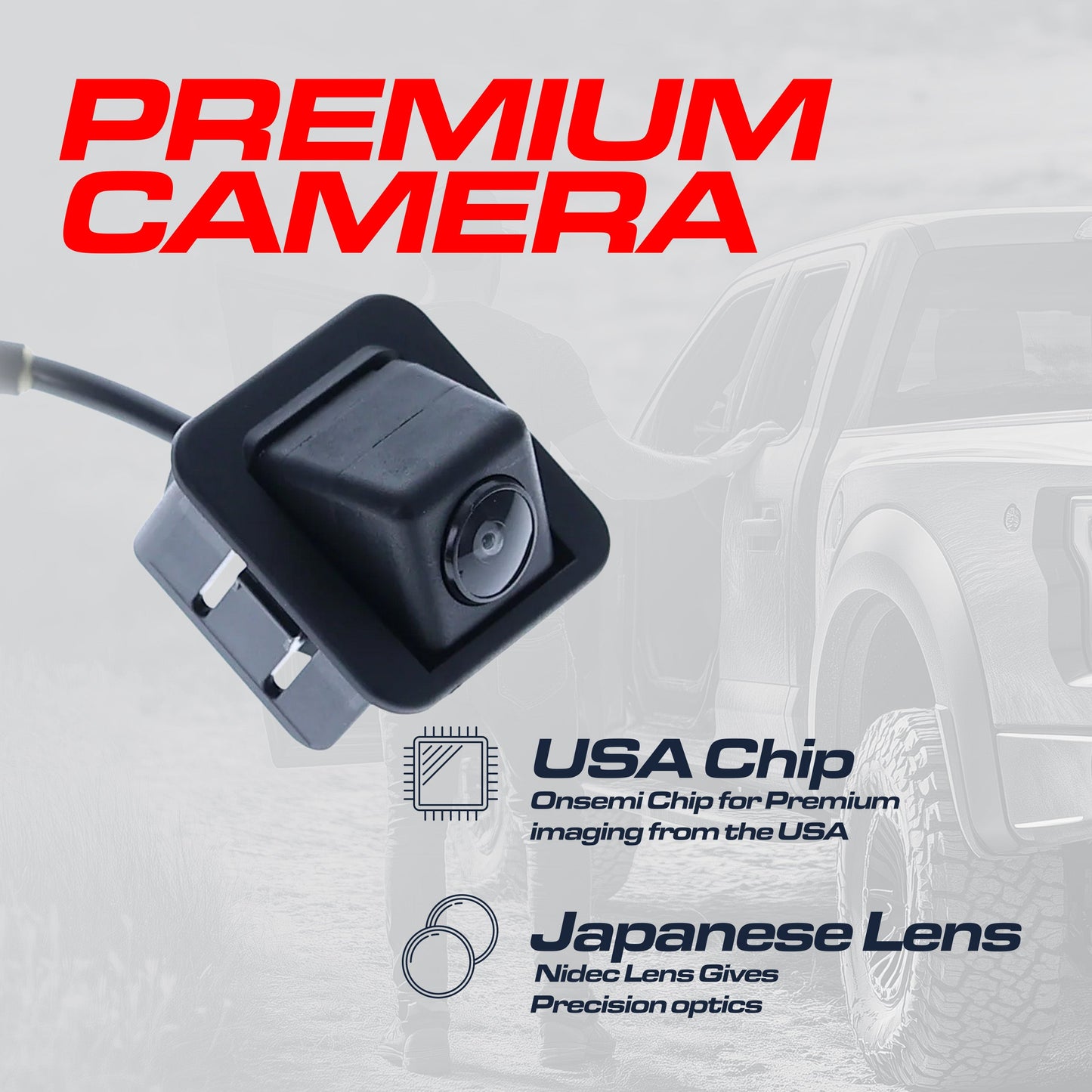 Buick Envision w/o Surround View (2016-2018) OEM Replacement Backup Camera OE Part # 84163768, 84093580, 22926660