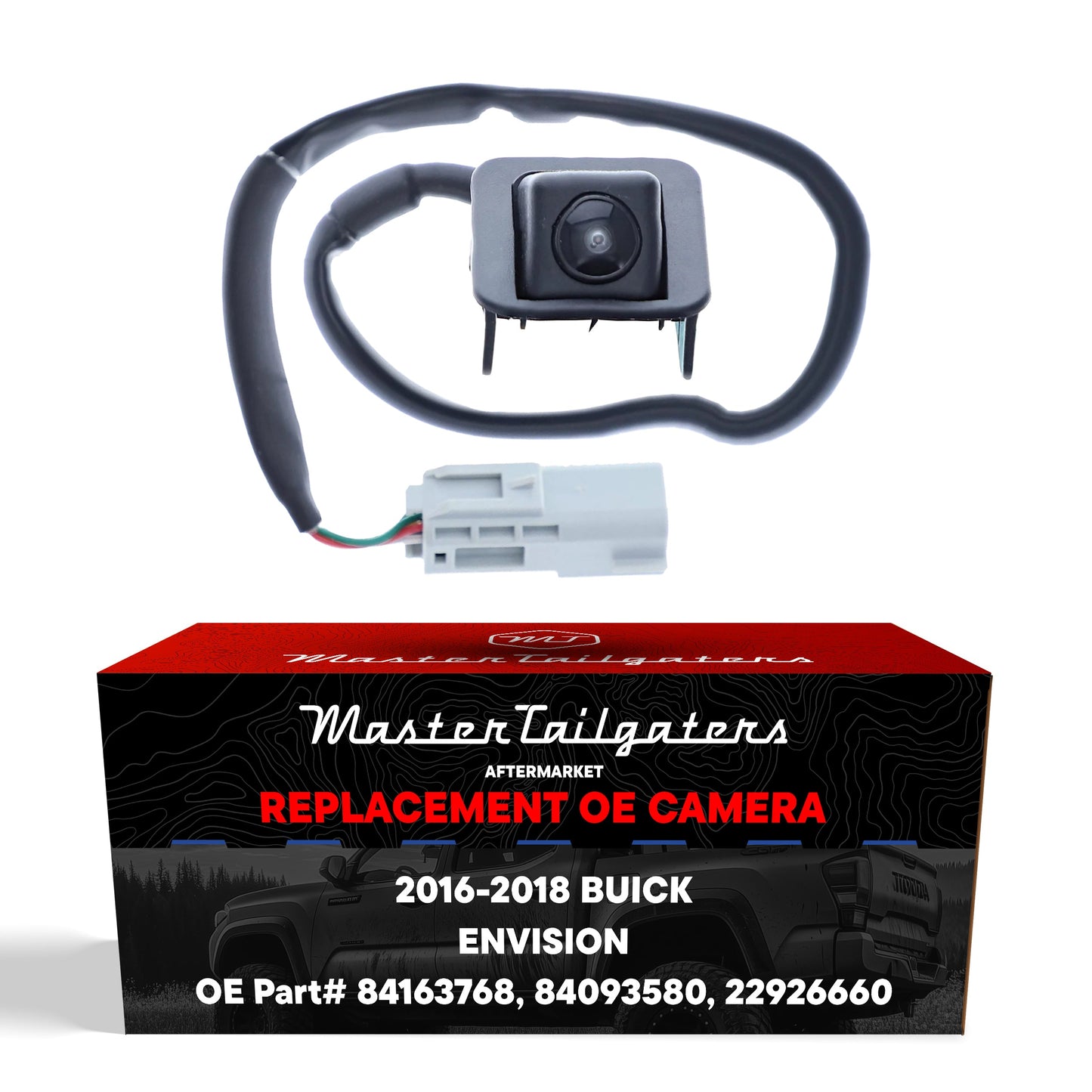 Buick Envision w/o Surround View (2016-2018) OEM Replacement Backup Camera OE Part # 84163768, 84093580, 22926660