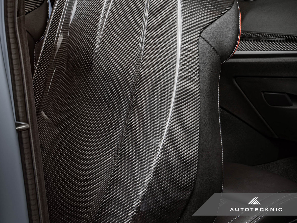 AutoTecknic Dry Carbon Full Seat Back Cover Set - BMW G82/ G83 M4