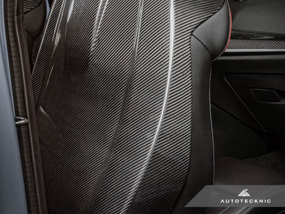 AutoTecknic Dry Carbon Full Seat Back Cover Set - BMW G82/ G83 M4