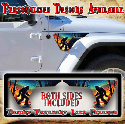 Bigfoot cabin fender vent for the JL or JT 2018 or newer 14