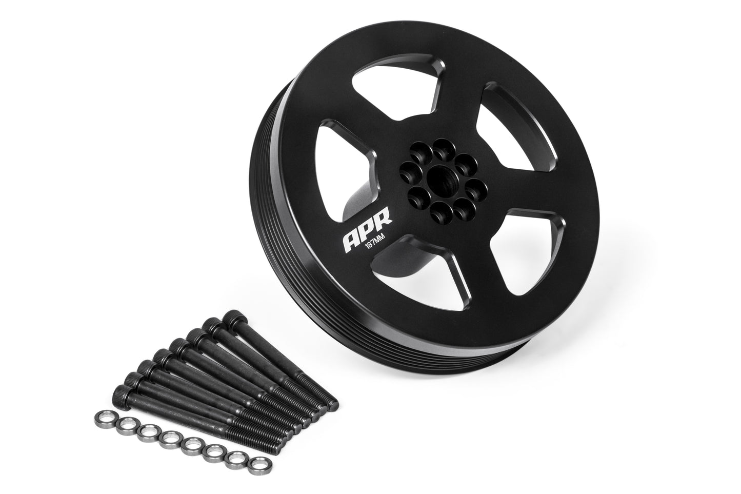 APR 3.0 TFSI Supercharger Drive and Crank Pulley with Belt (Bolt on)
