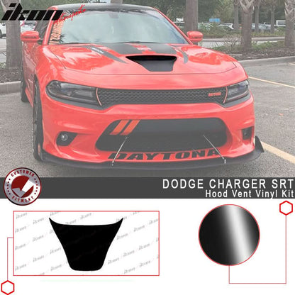 2015-2023 Dodge Charger SRT Matte Black Hood  Intake Decal