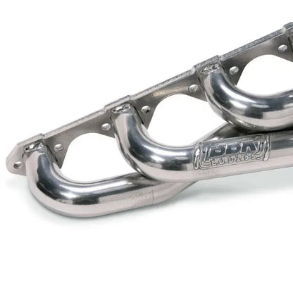 Ford Mustang 351 Swap 1-5/8 Shorty Exhaust Headers Polished Silver Ceramic 79-93