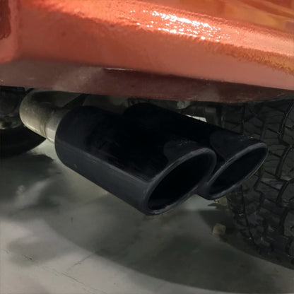Ford Racing 2019 Ranger 2.3L Ecoboost Side Exit Cat-Back Exhaust System w/ Dual Black Chrome Tips M-5200-RA23SB