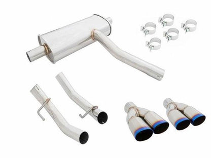 Megan Racing Axle Back Exhaust for 2014-2018 Mercedes Benz CLA250 - 2.5" Tubing, Stainless Steel