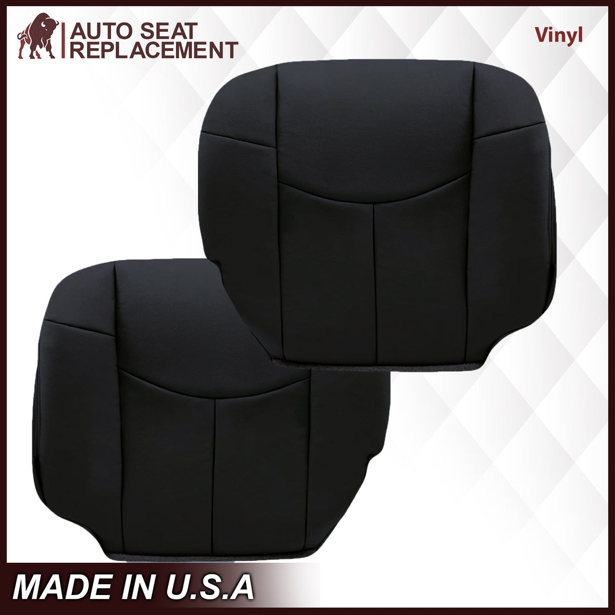 2002 Chevy Avalanche Seat Cover in Dark Graphite "Dark Gray": Choose From Variations