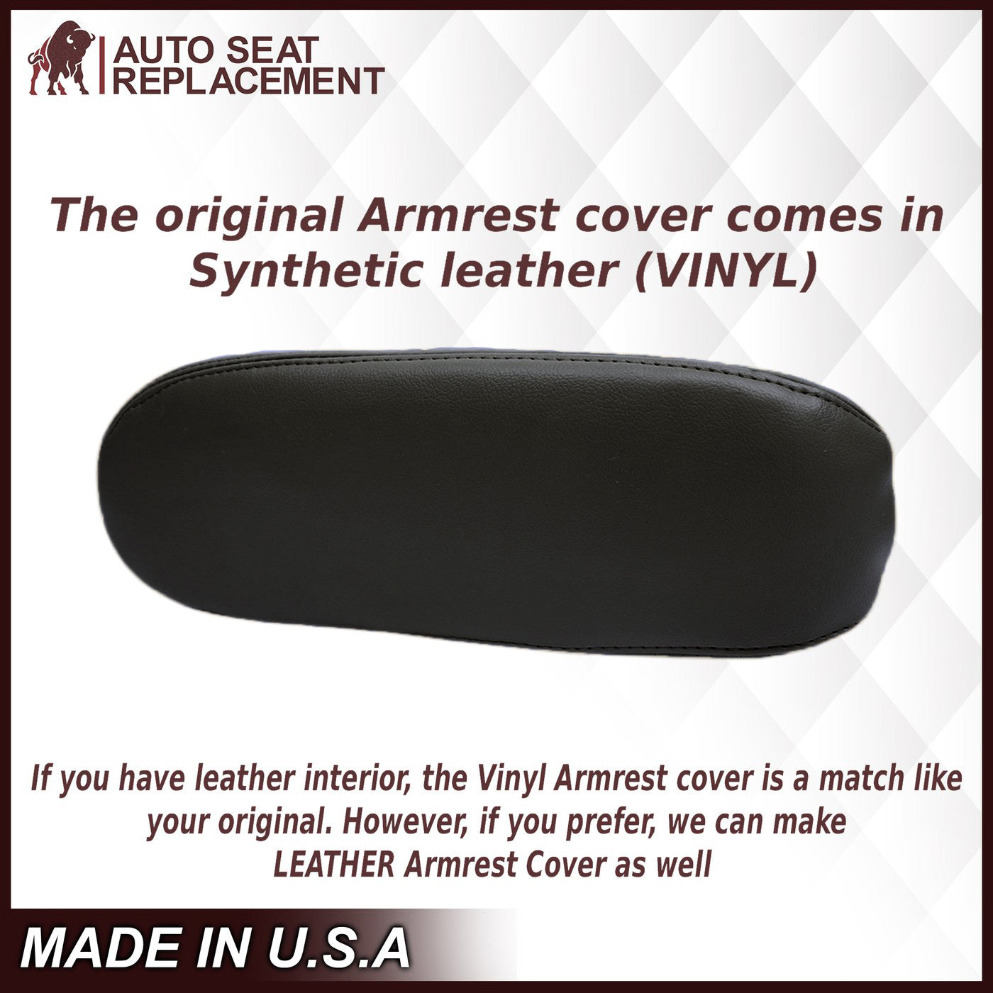 2002-2007 Ford F250/F350/F450/F550 Lariat Extended Cab Seat Cover in Black: Choose Leather or Vinyl