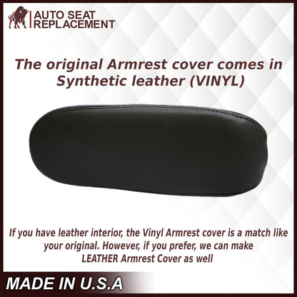 2002-2007 Ford F250/F350/F450/F550 Lariat Extended Cab Seat Cover in Black: Choose Leather or Vinyl