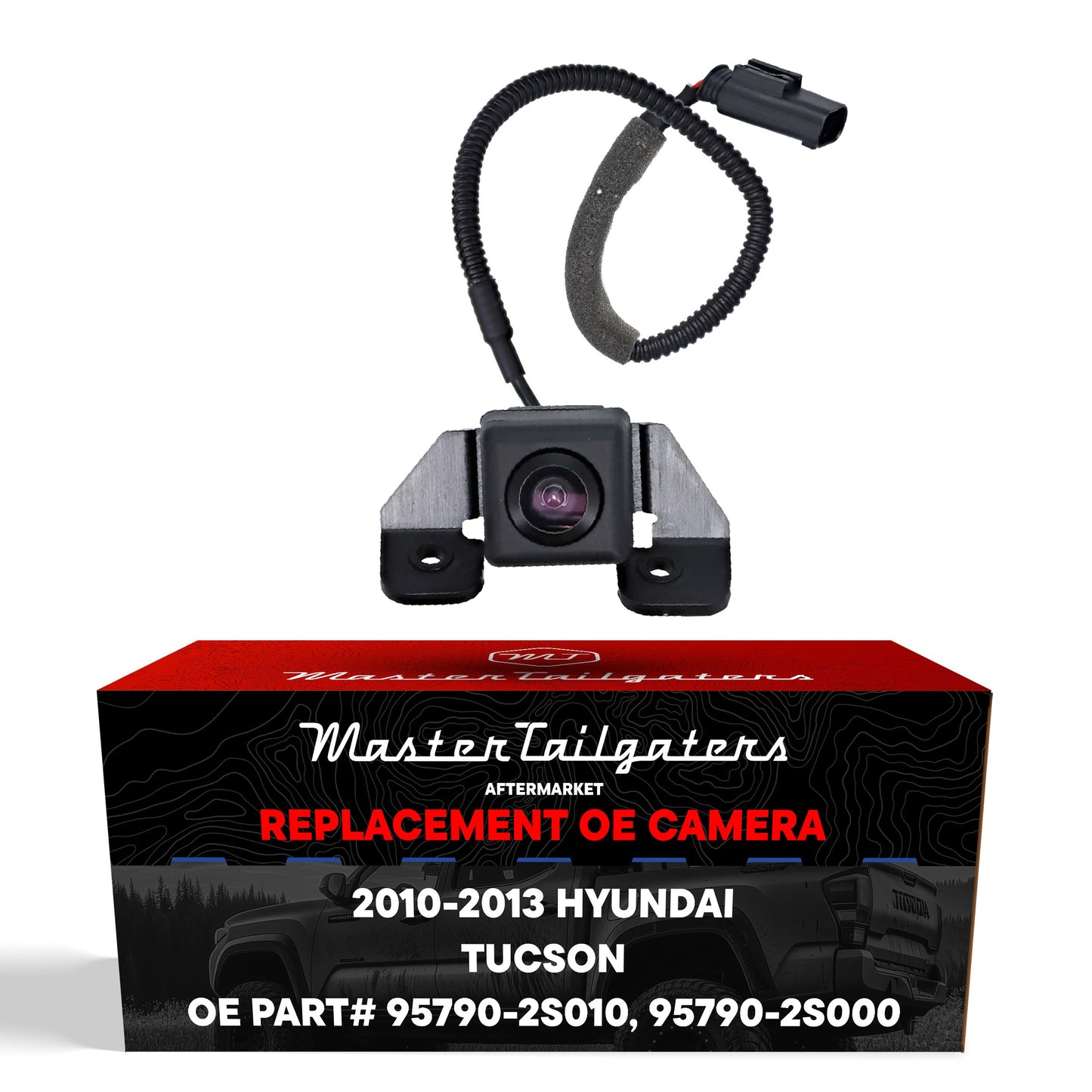 Hyundai Tucson w/ Navigation System (2010-2013) OEM Replacement Backup Camera OE Part # 95790-2S000, 95790-2S010