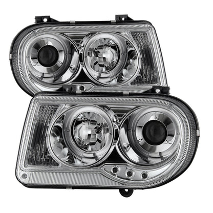 Spyder Chrysler 300C 05-10 Projector Headlights LED Halo LED Chrm (Not Included) PRO-YD-C300C-HL-C 5009142