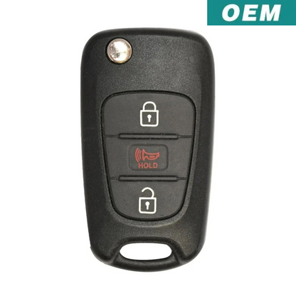 Kia Soul 2010-2013 OEM 3 Button Flip Key NYOSEKSAM11ATX / NY0SEKSAM11ATX (AM F/L)