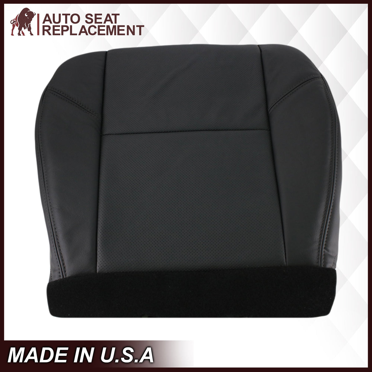 2007-2014 Cadillac Escalade Perforated Seat Cover in Black: Choose From Variation