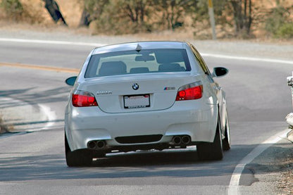 Dinan Free Flow Axle-Back Exhaust - 2006-2010 BMW M5 Stainless Steel - Black Tips - E60