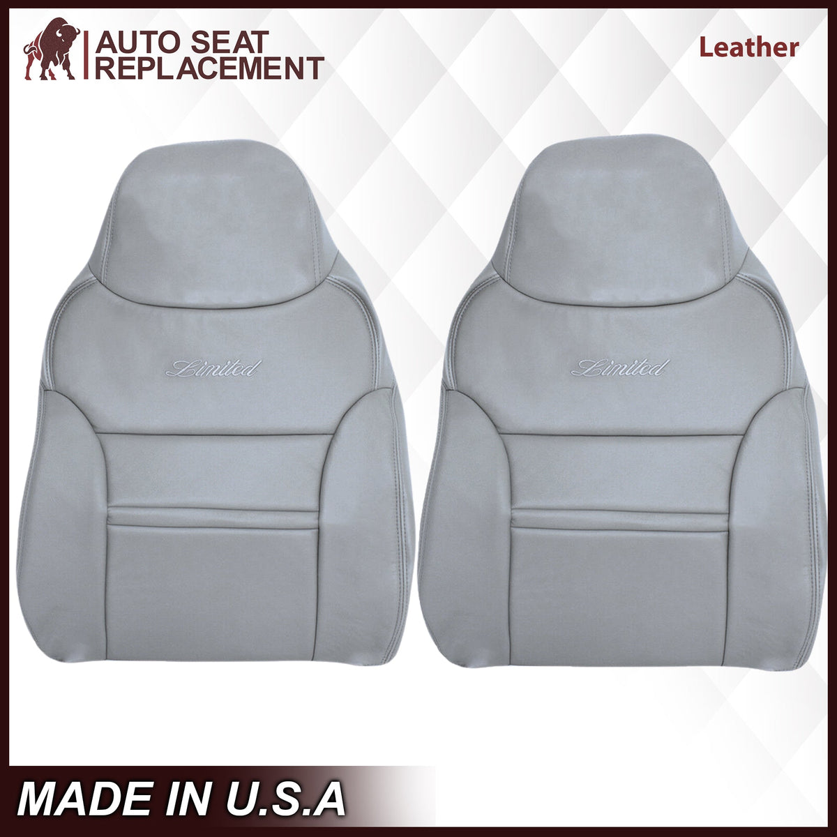 2000-2001 Ford Excursion Seat Cover in Gray: Choose From Variation