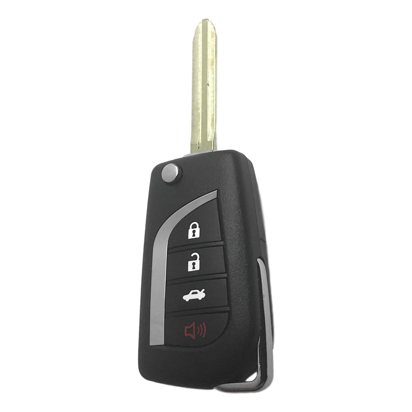 Toyota Camry 2012-2014 4 Button Remote Flip Key for FCC: HYQ12BDM G-Chip