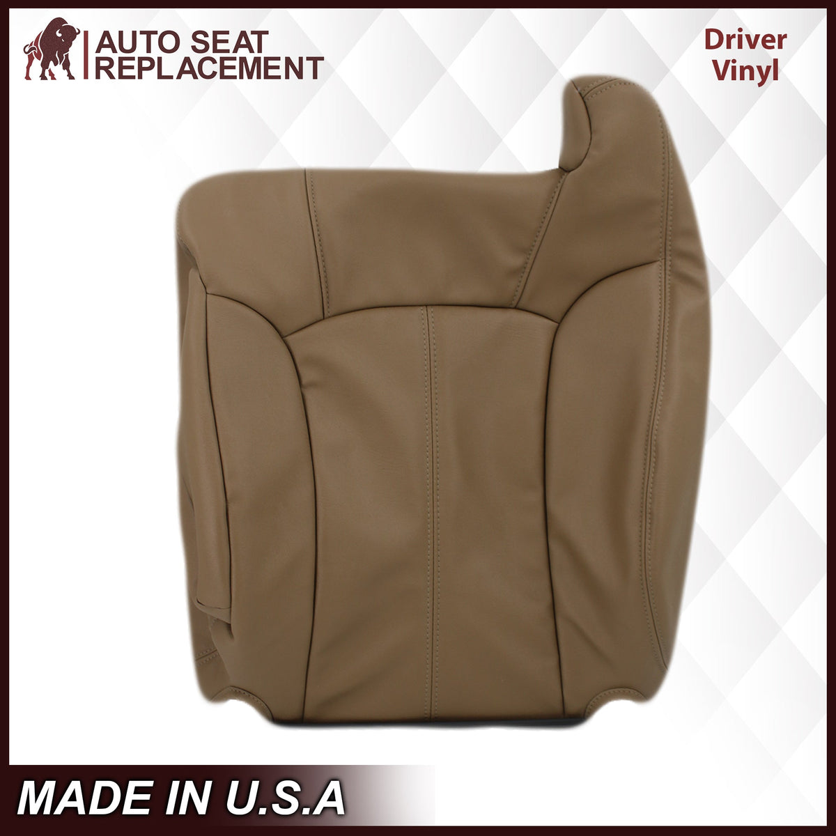 1999-2002 GMC Sierra SLT Seat Cover in Medium Dark Oak Tan (trim code 672 or 67i)