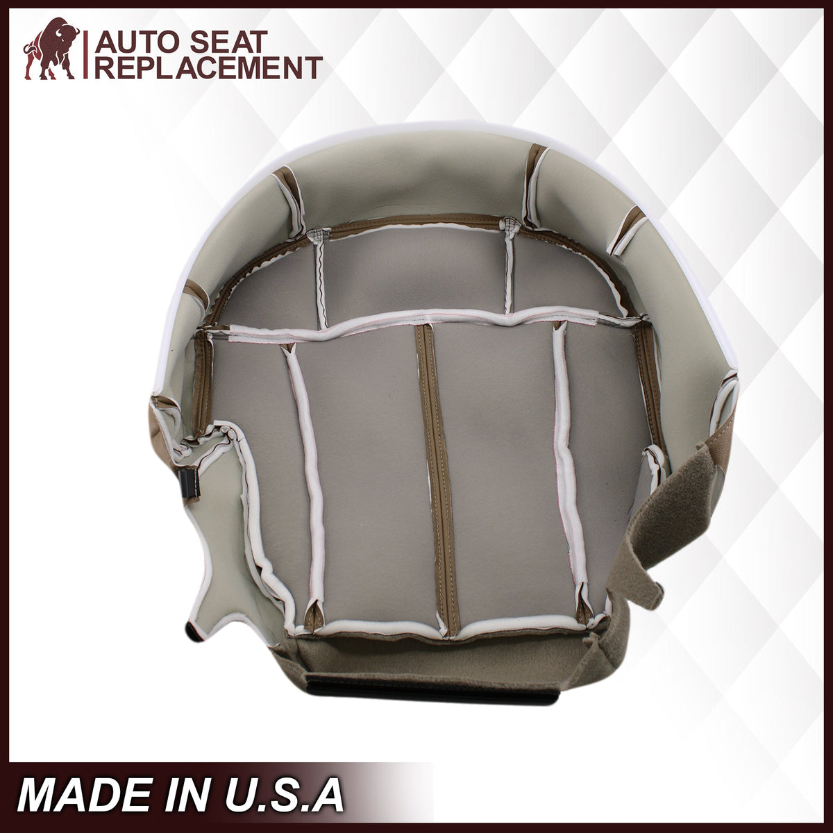 1999-2002 GMC Sierra SLT Seat Cover in Medium Dark Oak Tan (trim code 672 or 67i)