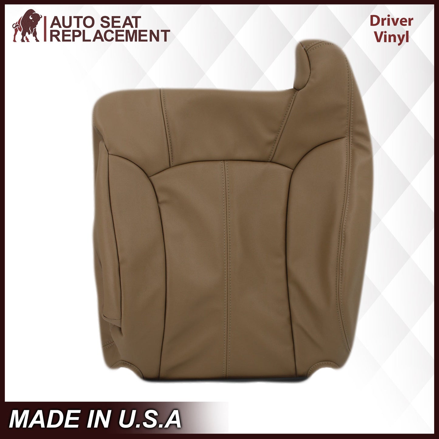 1999-2002 Chevy Silverado Seat Cover in Medium Dark Oak Tan (trim code 672 or 67i)