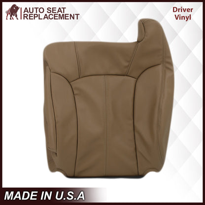 1999-2002 Chevy Silverado Seat Cover in Medium Dark Oak Tan (trim code 672 or 67i)