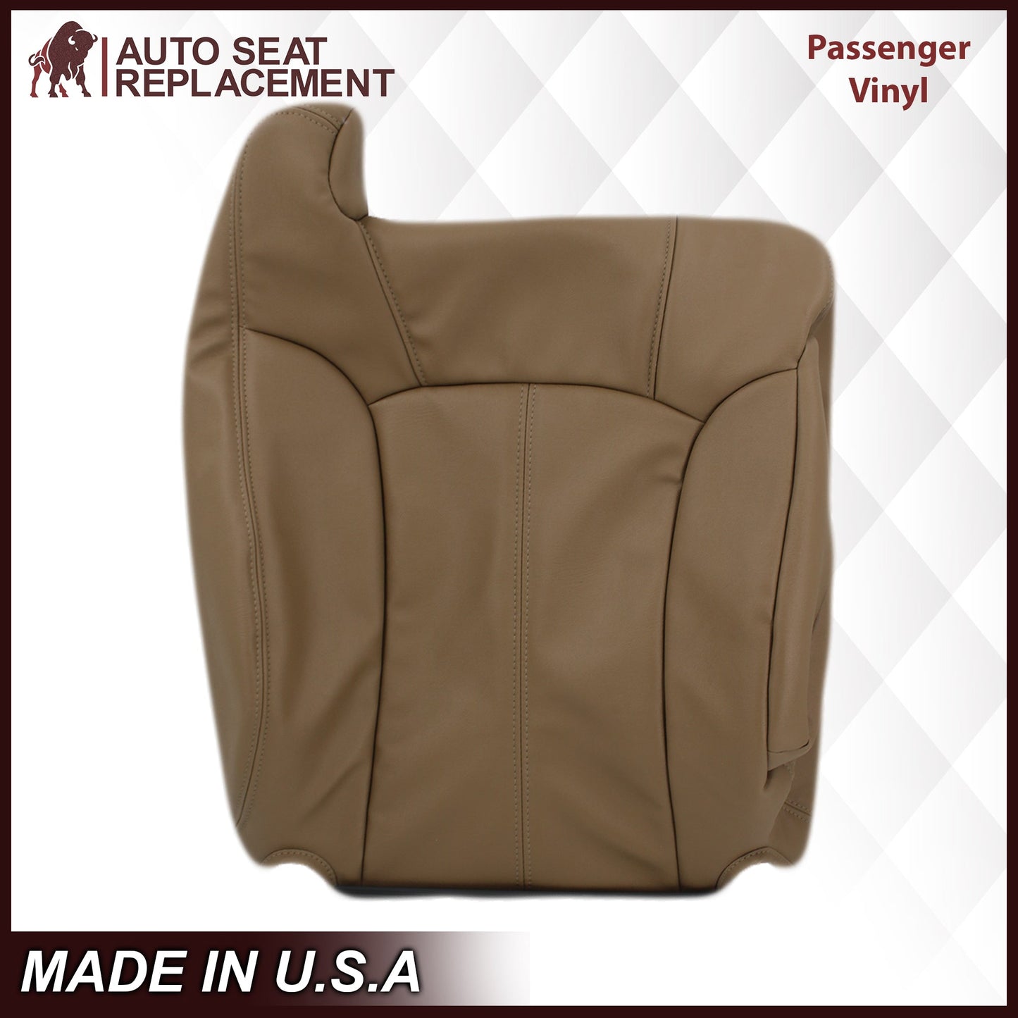 1999-2002 Chevy Silverado Seat Cover in Medium Dark Oak Tan (trim code 672 or 67i)
