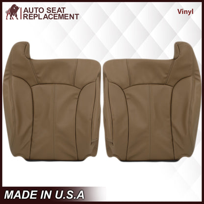 1999-2002 Chevy Silverado Seat Cover in Medium Dark Oak Tan (trim code 672 or 67i)