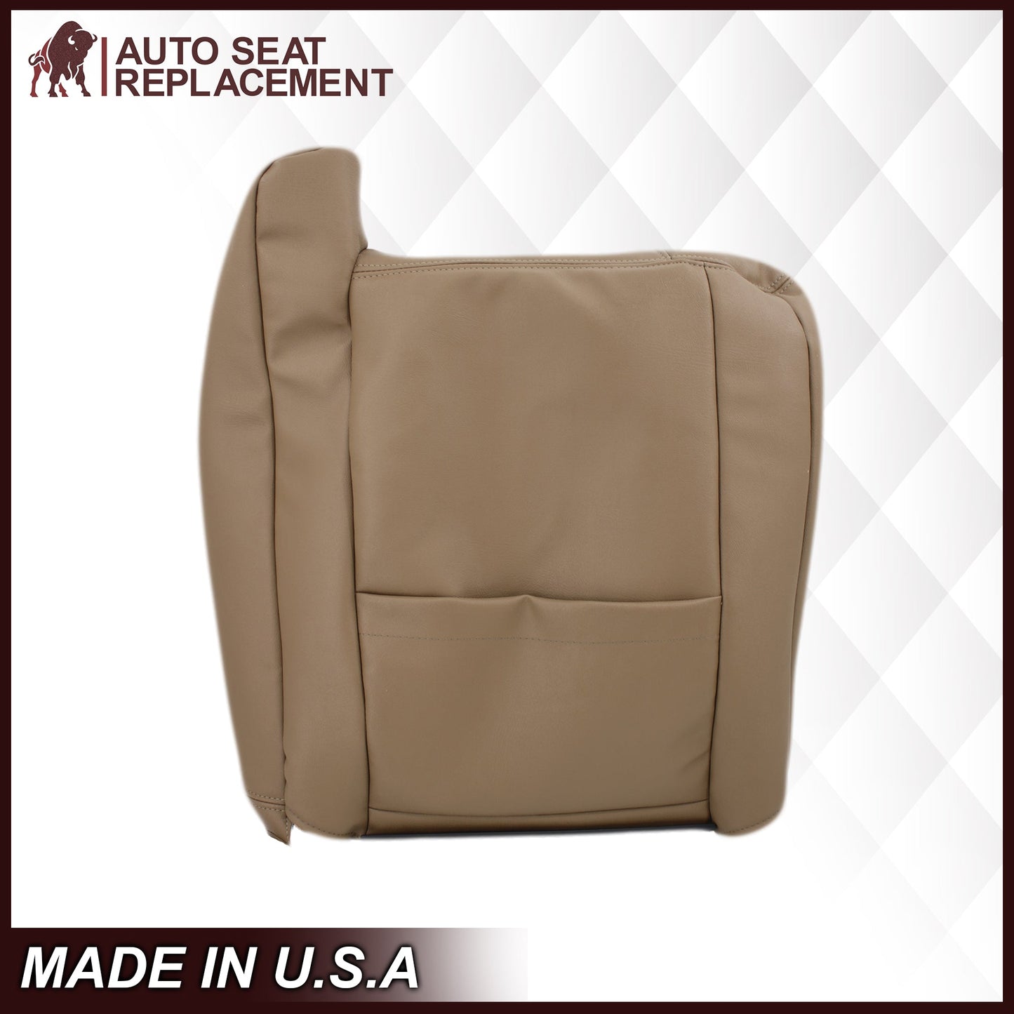 1999-2002 Chevy Silverado Seat Cover in Medium Dark Oak Tan (trim code 672 or 67i)