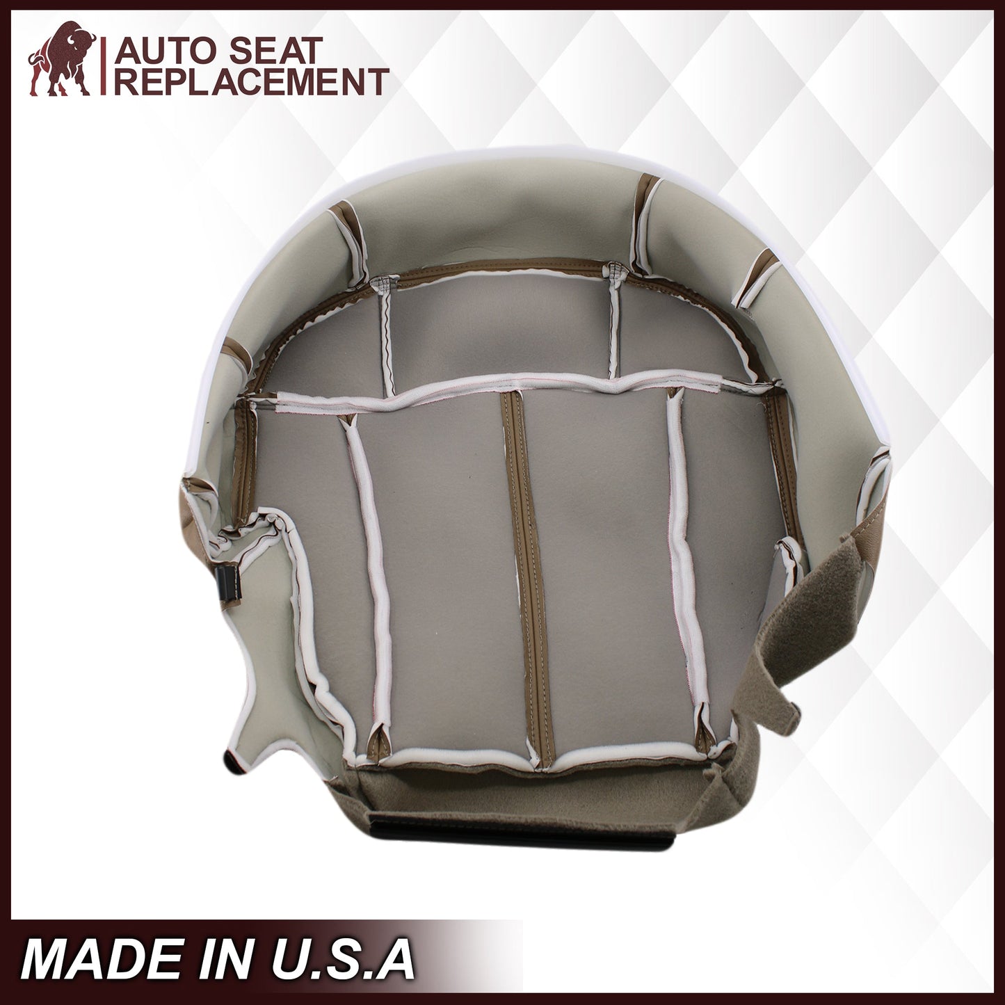 1999-2002 Chevy Silverado Seat Cover in Medium Dark Oak Tan (trim code 672 or 67i)