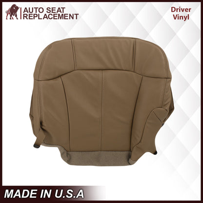 1999-2002 Chevy Silverado Seat Cover in Medium Dark Oak Tan (trim code 672 or 67i)