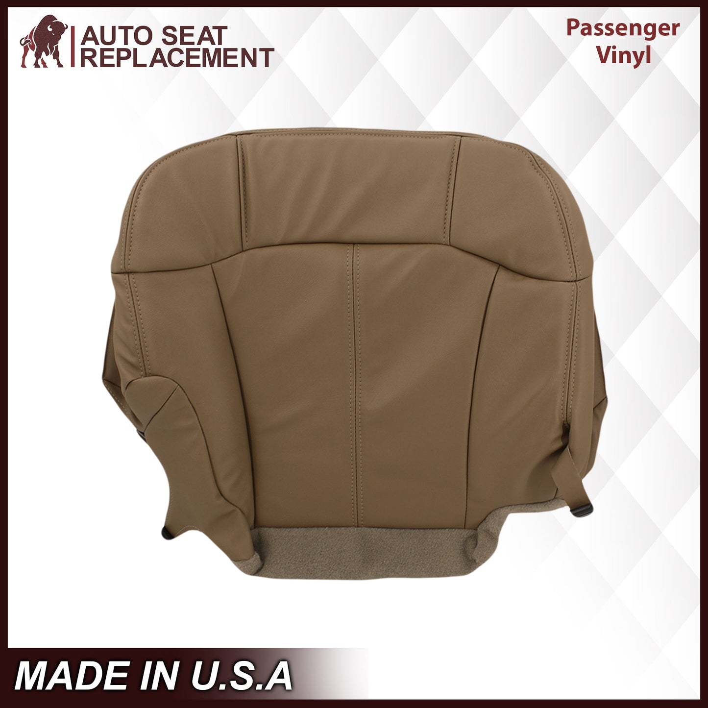 1999-2002 Chevy Silverado Seat Cover in Medium Dark Oak Tan (trim code 672 or 67i)