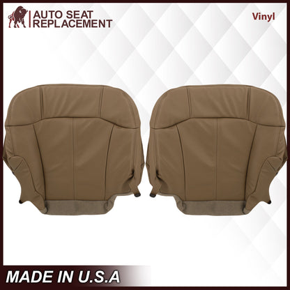 1999-2002 Chevy Silverado Seat Cover in Medium Dark Oak Tan (trim code 672 or 67i)