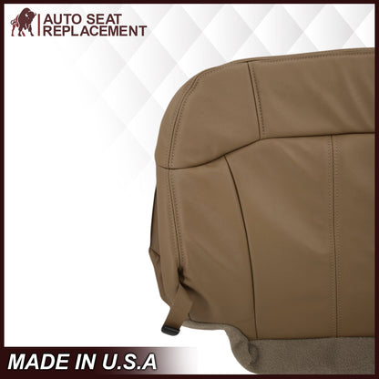 1999-2002 Chevy Silverado Seat Cover in Medium Dark Oak Tan (trim code 672 or 67i)