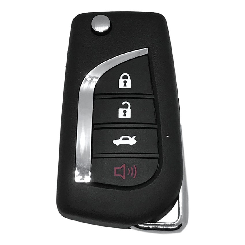 Toyota Camry Corolla RAV4 4 Button Flip Key Remote 2006-2012 for HYQ12BBY 4D67