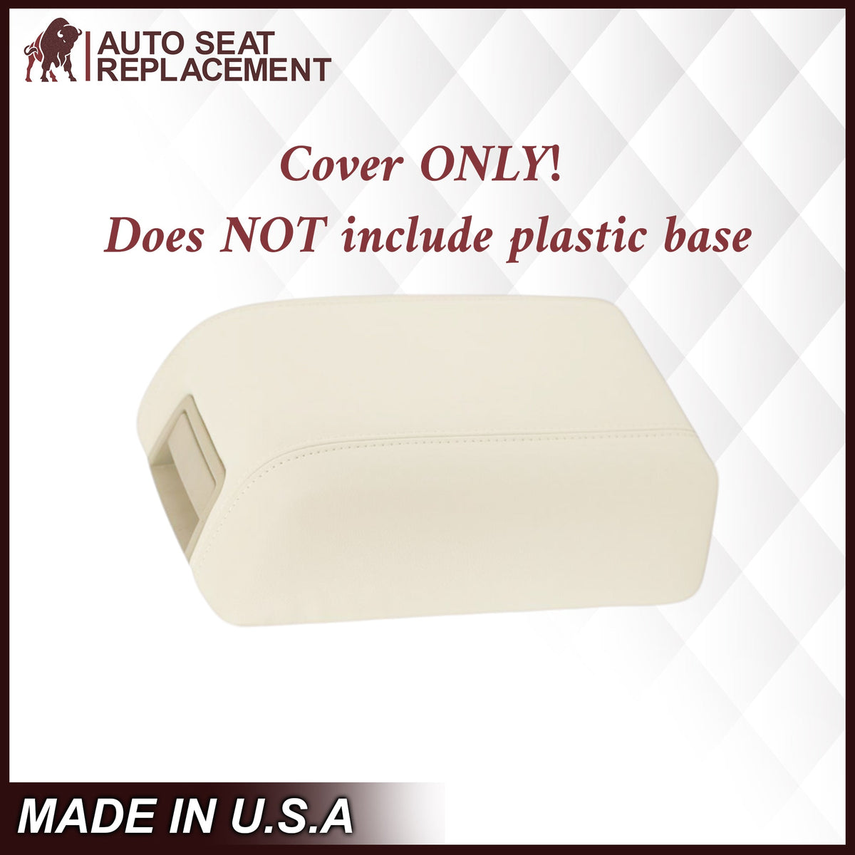 2004 Ford F150 Seat Cover in Light Parchment Tan: Choose Leather or Vinyl