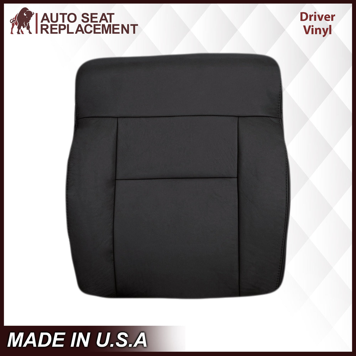 2004-2008 Ford F150 Seat Cover in Black: Choose Leather or Vinyl
