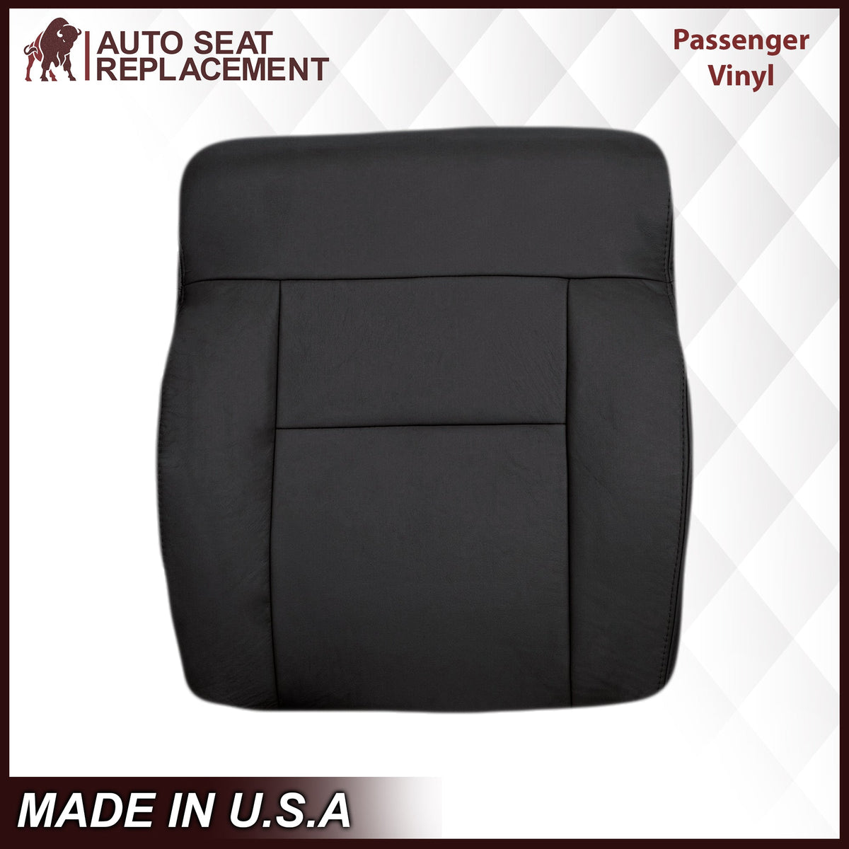 2004-2008 Ford F150 Seat Cover in Black: Choose Leather or Vinyl