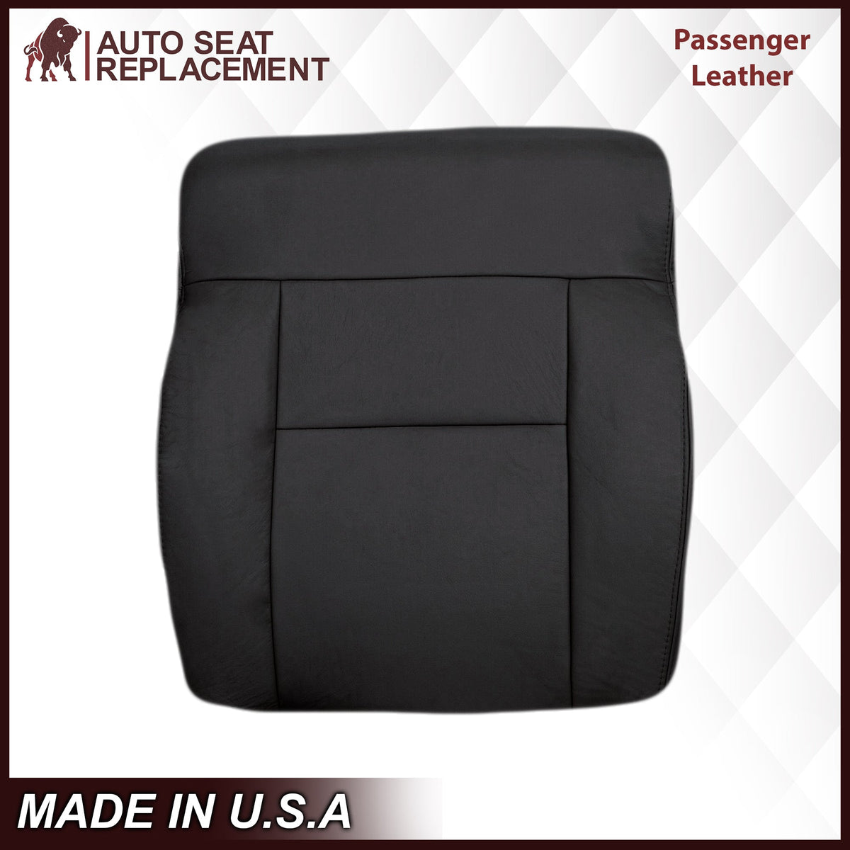 2004-2008 Ford F150 Seat Cover in Black: Choose Leather or Vinyl