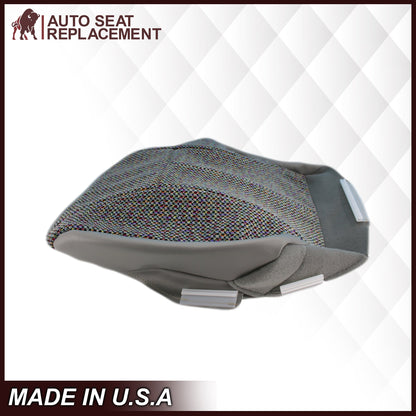 1998-2002 Dodge Ram 1500 2500 3500 SLT Laramie Seat Cover in Cloth with Mist Gray skirt: Choose From Variation