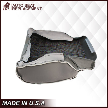 1998-2002 Dodge Ram 1500 2500 3500 SLT Laramie Seat Cover in Cloth with Mist Gray skirt: Choose From Variation