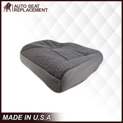 1998-2002 Dodge Ram 1500 2500 3500 SLT Laramie Seat Cover in Cloth with Mist Gray skirt: Choose From Variation