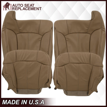 1999-2002 Chevy Silverado Seat Cover in Medium Dark Oak Tan (trim code 672 or 67i)