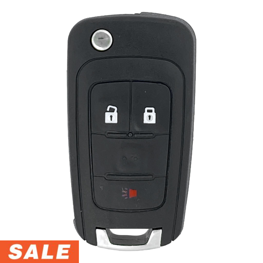 Buick Chevrolet GM 2010-2021 3 Button Flip Key Remote For OHT01060512 | Aftermarket