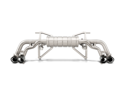 Akrapovic 16-16 Lamborghini Huracan LP 580-2 Coupe/Spyder Slip-On Line (Titanium) w/ Carbon Tips MTP-LA/TI/2