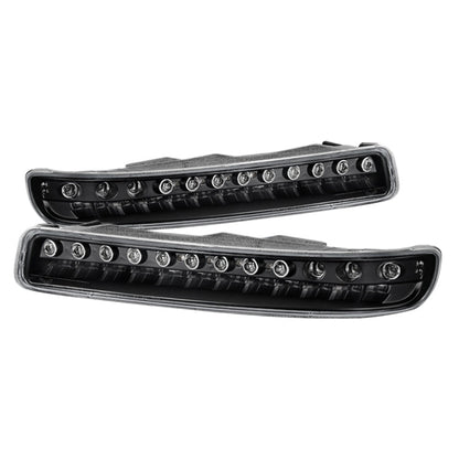 SPYDER Xtune GMC Sierra 99-06 Full LED Bumper Lights Black CBL-JH-GS99-LED-BK 9027147