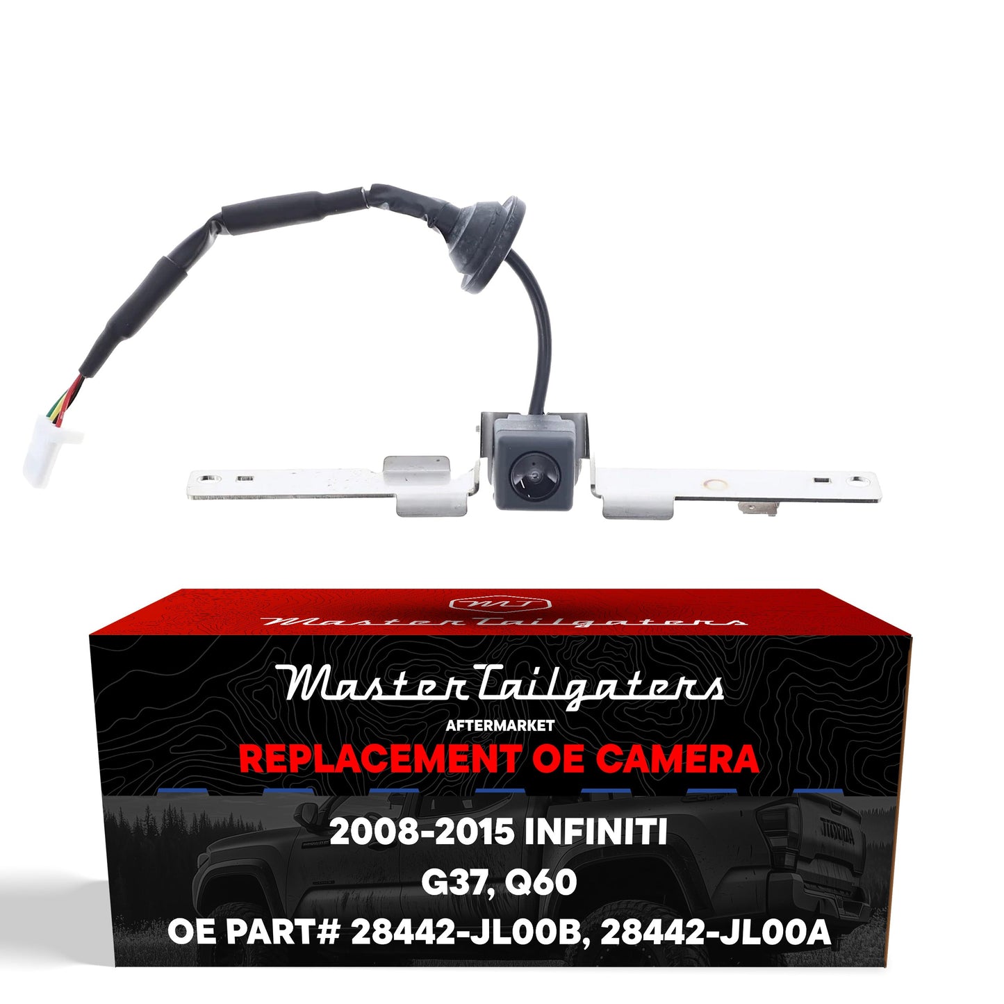 Infiniti G37 Coupe (08-13), Q60 Coupe [Base, Journey, Premium, Sport, Sport Limited, IPL Model] (14-15) OEM Replacement Backup Camera OE Part # 28442-JL00A, 28442-JL00B