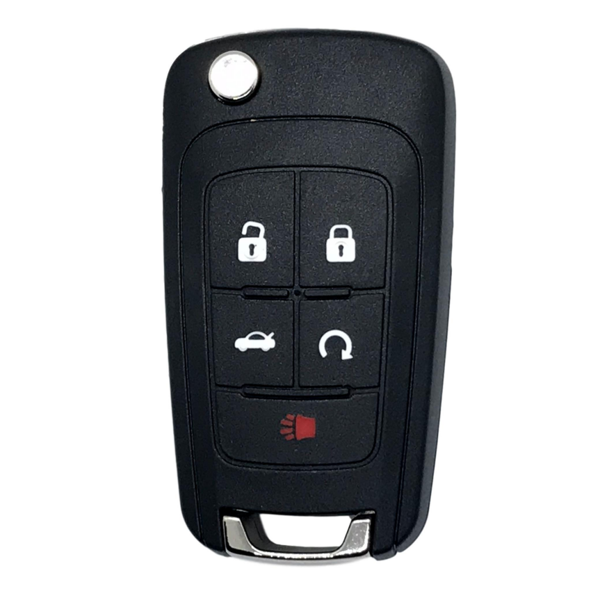 Pack of 5 - GM 5 Button Flip Key Remote 2010-2019 for OHT01060512