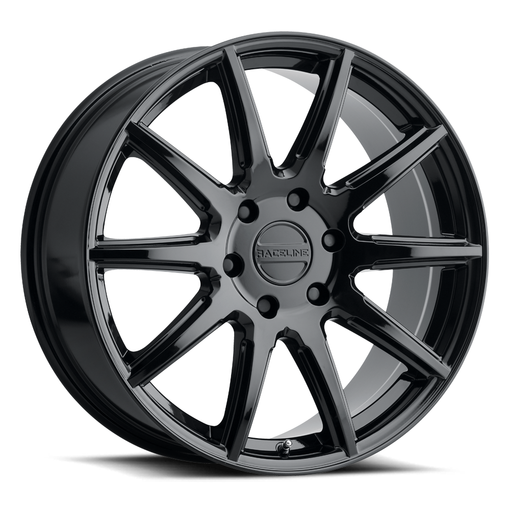 Raceline SPIKE GLOSS BLACK 18X8 6X139.7 +35mm
